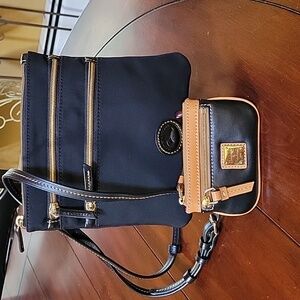 Dooney & Bourke Triple Zip Crossbody And Coin Purse